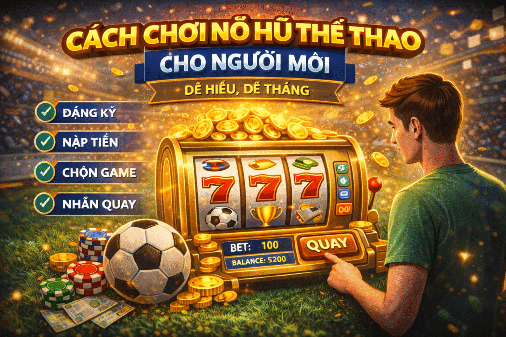 Cách chơi nổ hũ thể thao