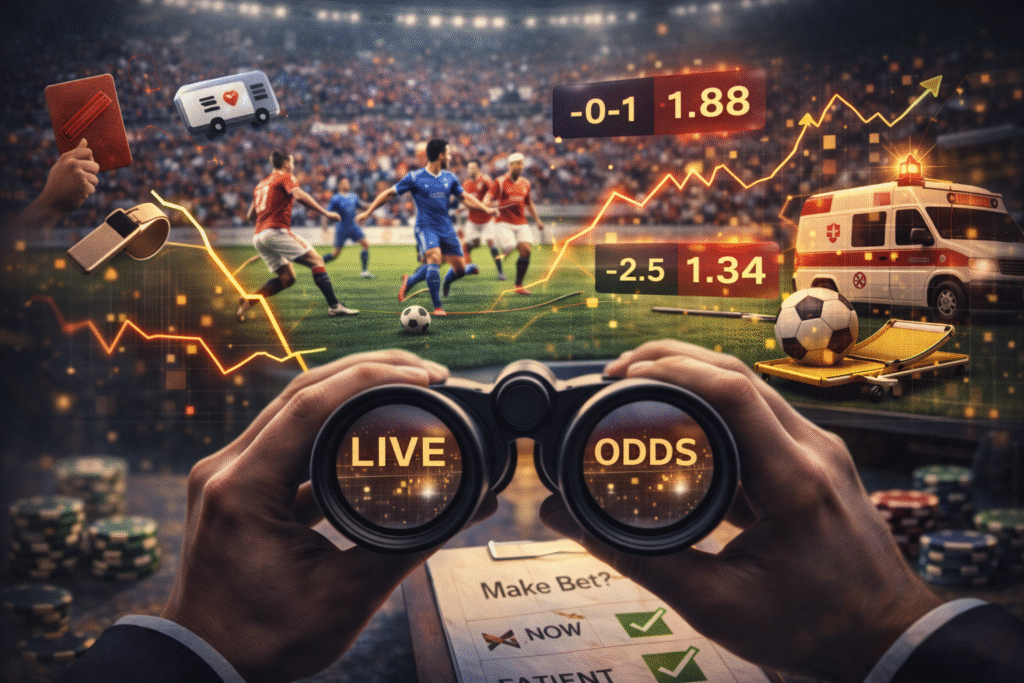 Kinh nghiệm cược bóng đá live odds hiệu quả