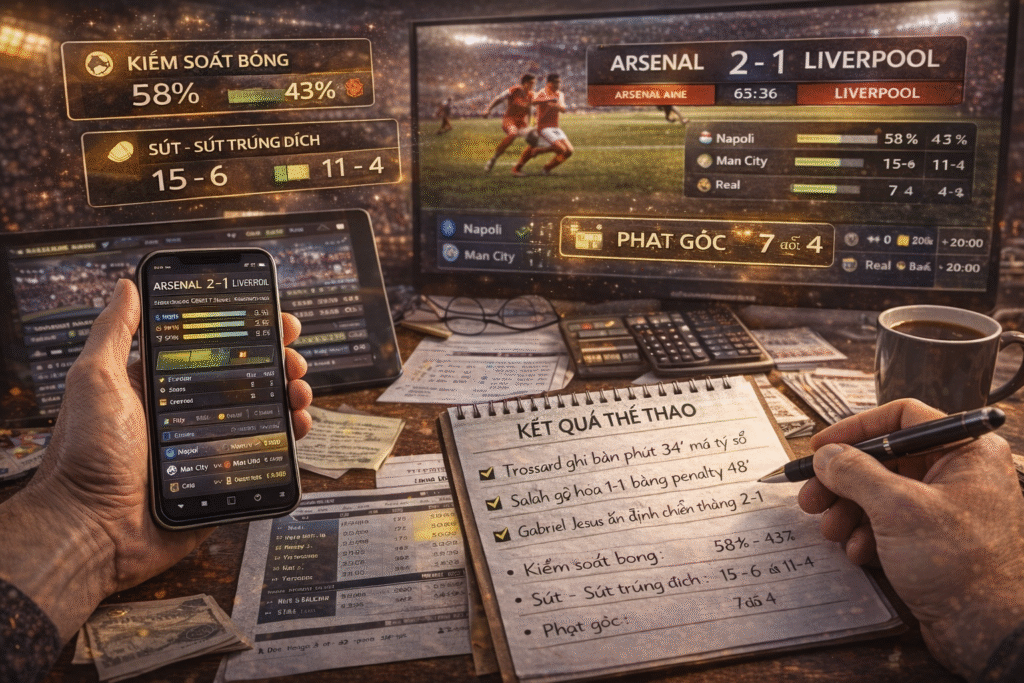 Kết quả trận đấu Arsenal vs Liverpool